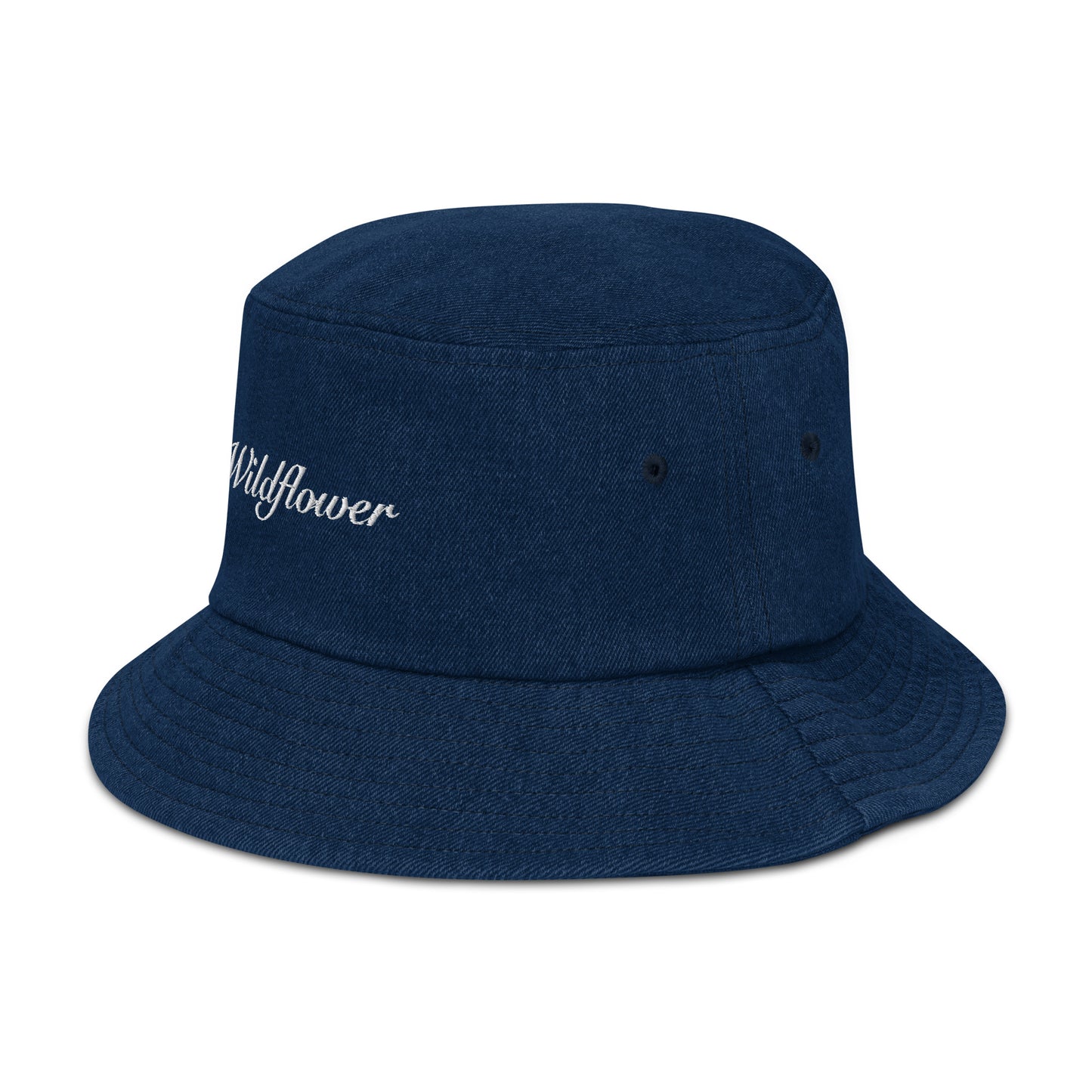 Wildflower Denim Bucket Hat