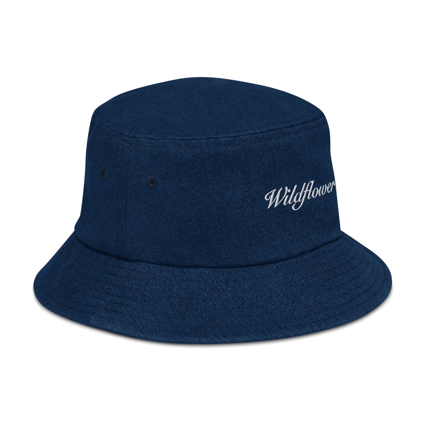 Wildflower Denim Bucket Hat