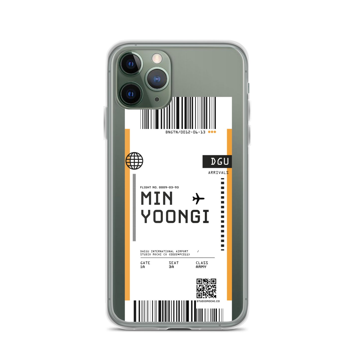 Min Yoongi Flight iPhone Case