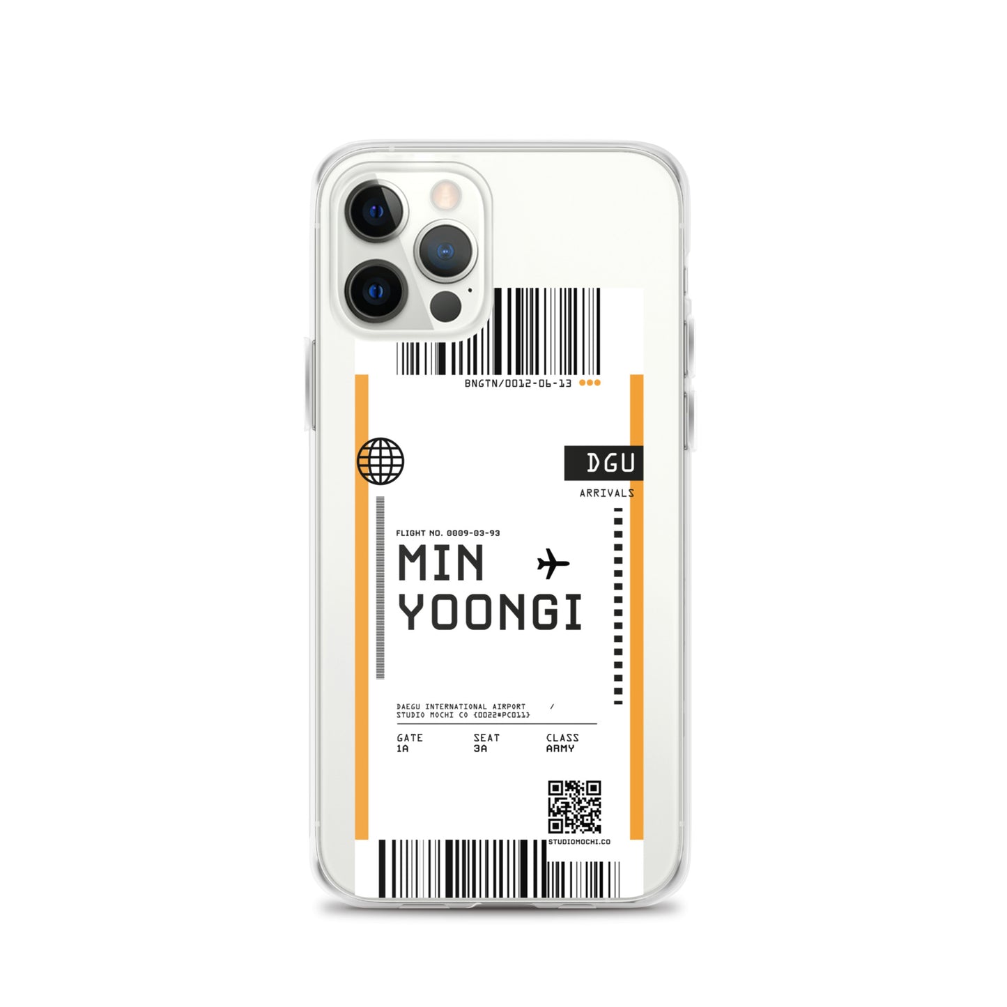 Min Yoongi Flight iPhone Case