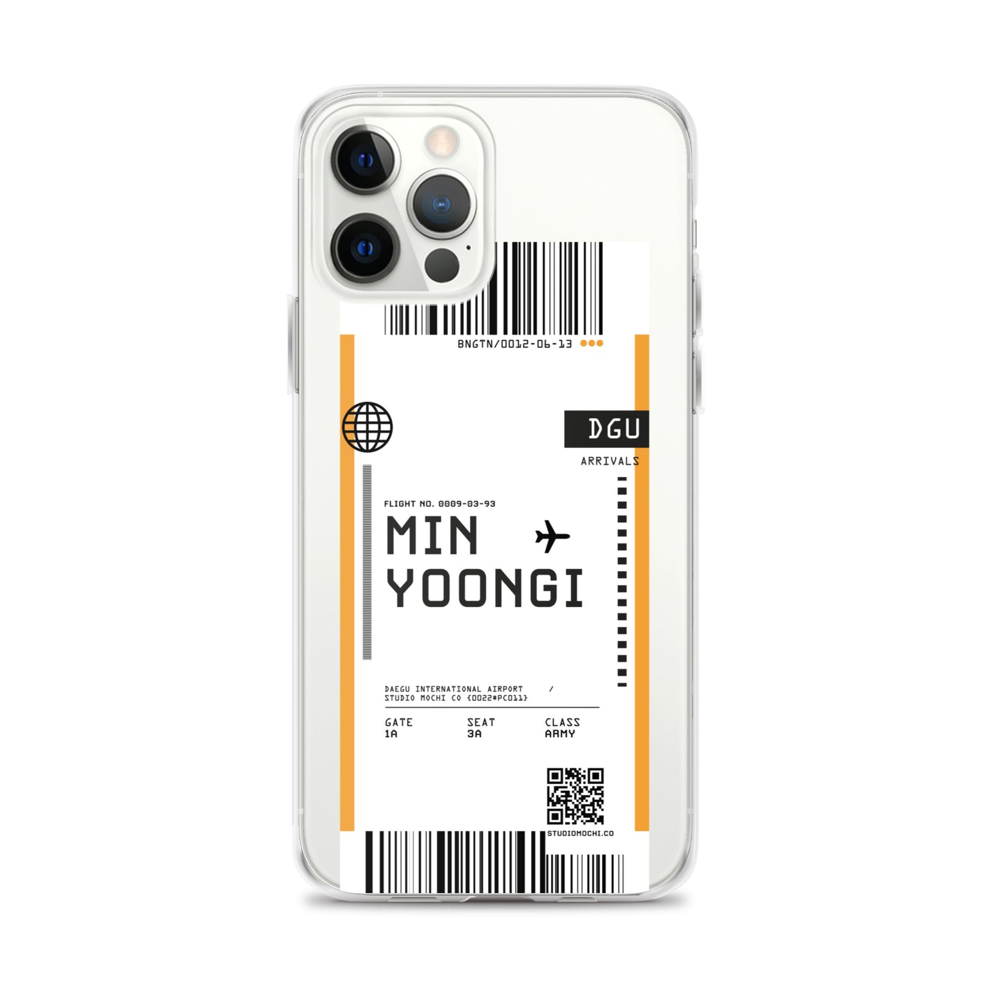 Min Yoongi Flight iPhone Case