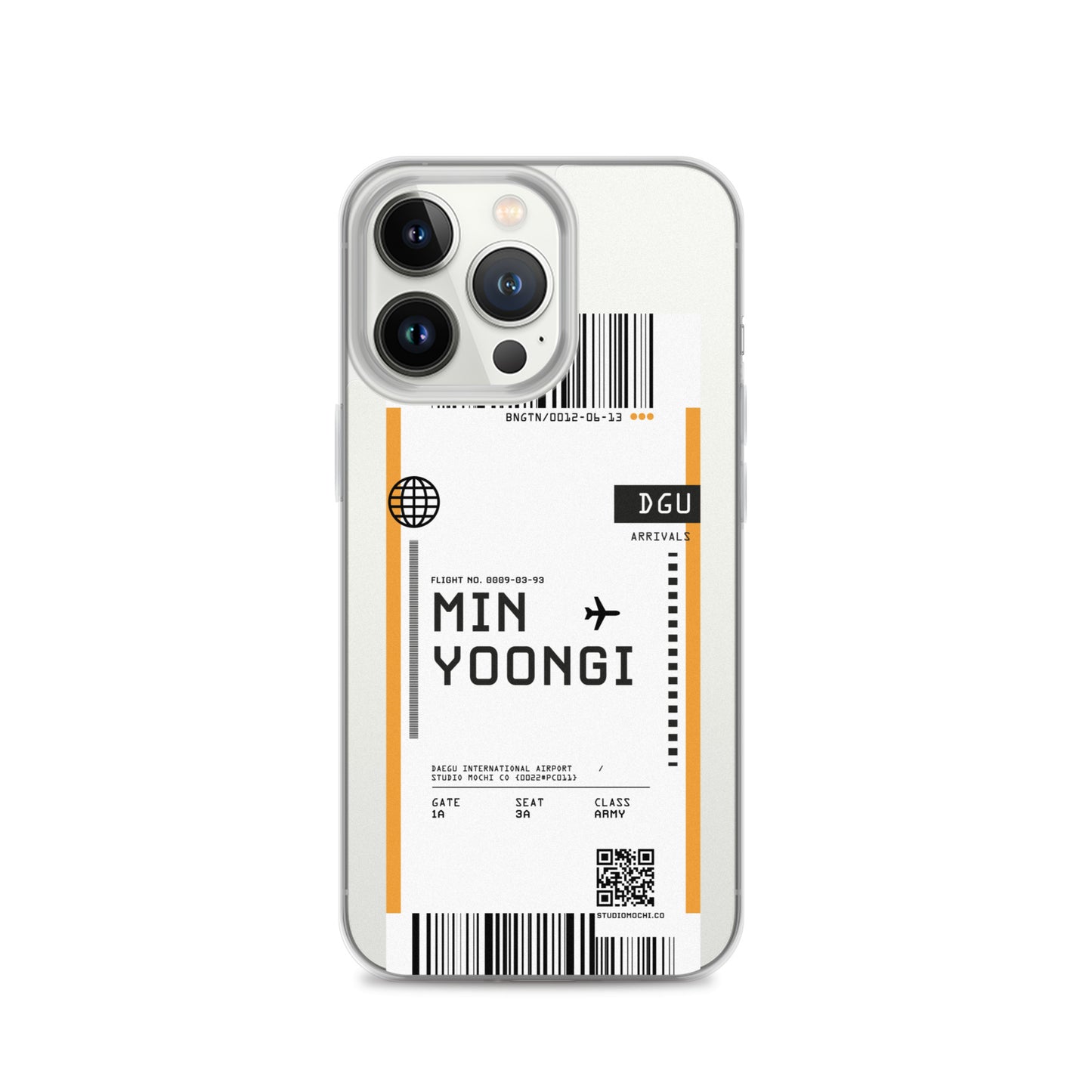 Min Yoongi Flight iPhone Case