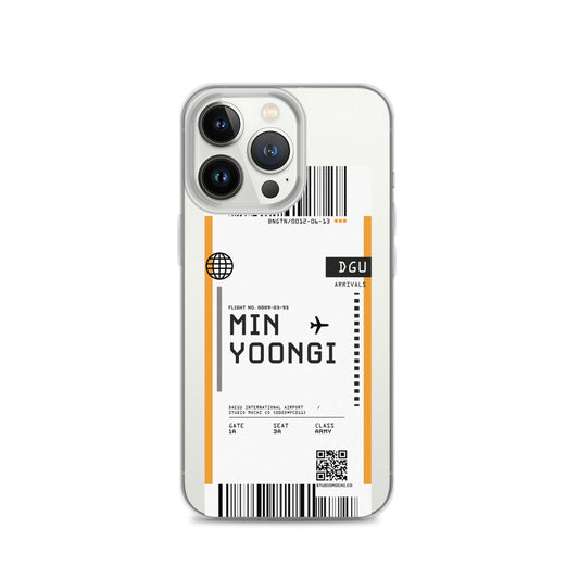 Min Yoongi Flight iPhone Case