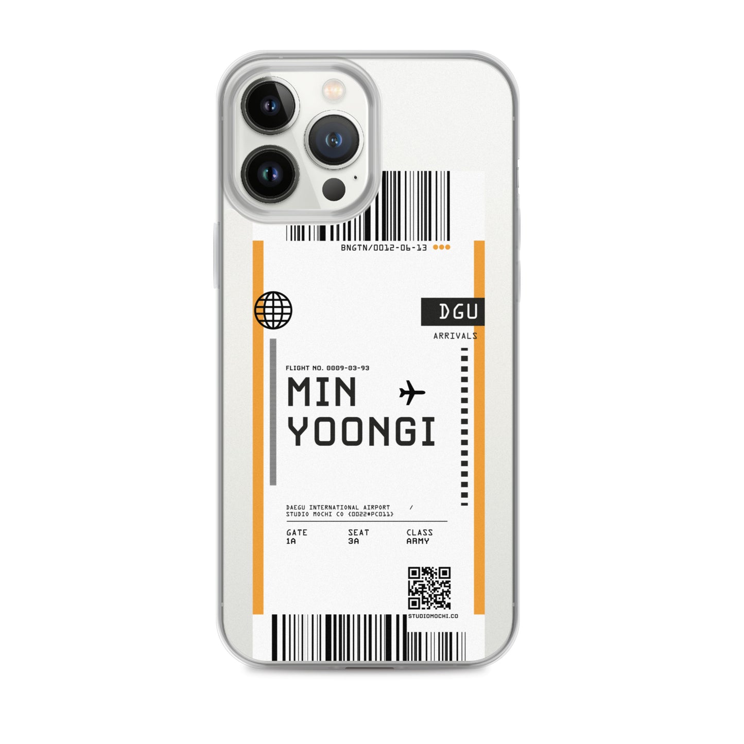 Min Yoongi Flight iPhone Case